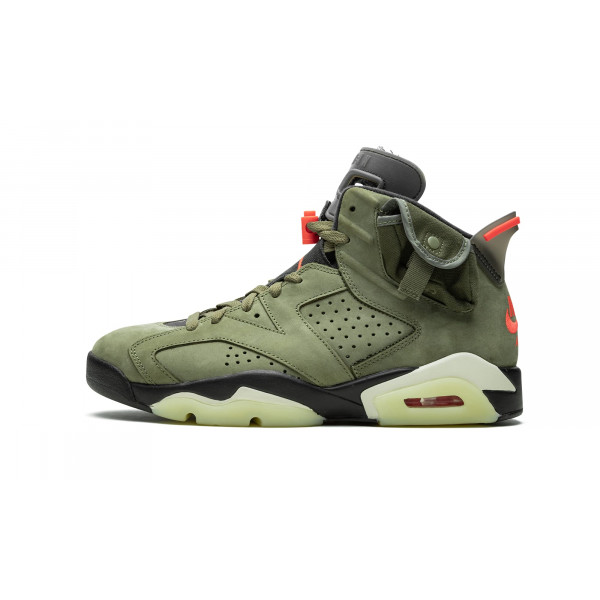 Jordan Hombres Air 6 Retro CN1084 200 Cactus Jack - Travis Scott - Talla 9.5