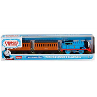 Tren de juguete motorizado Thomas & Friends con motor Thomas a batería y vagones de pasajeros Annie y Clarabel para niños unisex