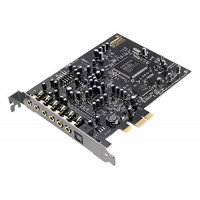 Tarjeta de sonido Creative Sound Blaster Audigy PCIe RX 7.1 con amplificador de auriculares de alto rendimiento