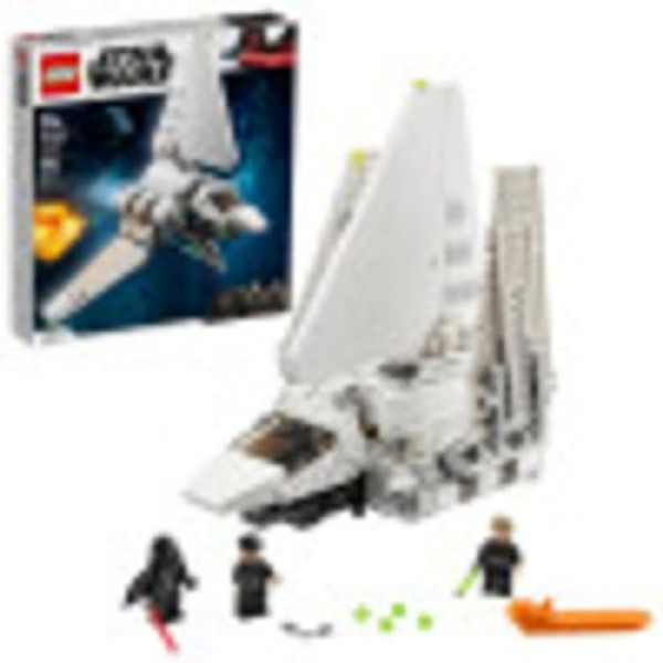 Kit de construcción LEGO Star Wars Lanzadera Imperial 75302; Impresionante juguete de construcción para niños con Luke Skywalker y Darth Vader; Gran idea de regalo para fanáticos de Star Wars de 9 años en adelante, nuevo 2021 (660 piezas)