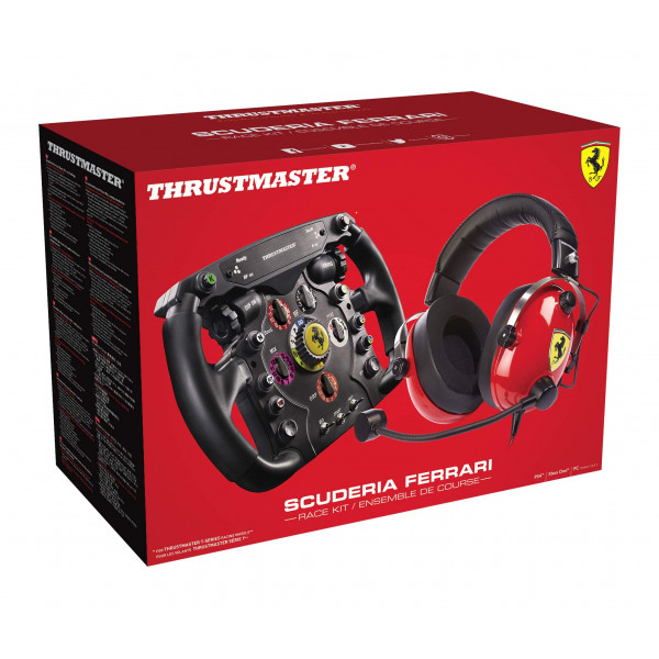 PAQUETE Thrustmaster SCUDERIA FERRARI F1 (PS4, PS5, XBOX Series X/S, One, PC)