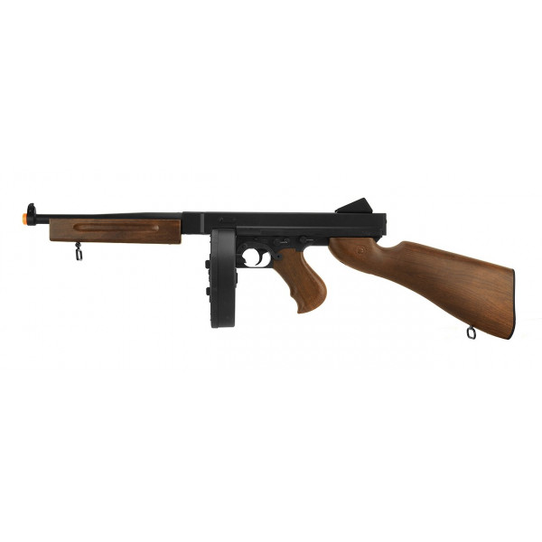 Pistola Airsoft D98 M1A1 WW2 SMG AEG (madera sintética)