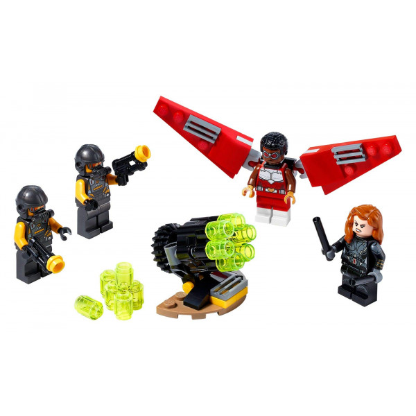 LEGO Marvel Avengers Set #40418 Equipo del Halcón y la Viuda Negra