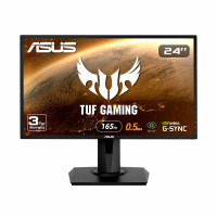 ASUS VG248QG Monitor para juegos G-SYNC de 24 165 Hz 1080p 0,5 ms Cuidado de la vista con DP HDMI DVI, negro