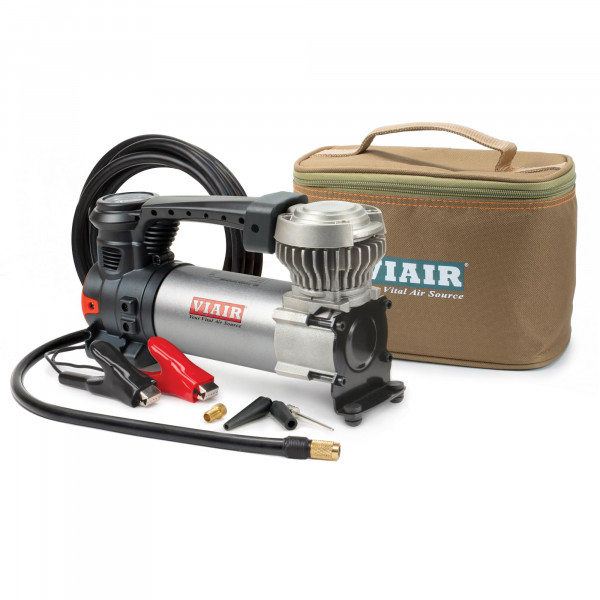 VIAIR 88P - 00088 Inflador de neumáticos Compresor de aire portátil para carretera/todo terreno para automóviles, camiones, SUV y vehículos recreativos | Compresor de aire para bomba de neumáticos de carretera, 12 V, portátil, resistente, 120 PSI, pinzas 