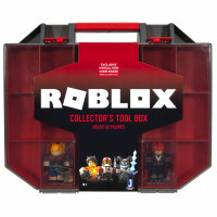 Roblox Action Collection: caja de herramientas de coleccionista y estuche de transporte con capacidad para 32 figuras [incluye artículo virtual exclusivo] - Exclusivo de Amazon