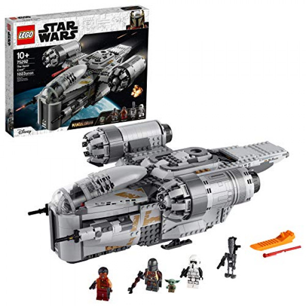 LEGO Star Wars The Razor Crest 75292 Juguete de nave estelar mandaloriana, idea de regalo para niños, niños y niñas con la minifigura del niño 'Baby Yoda' (exclusivo de Amazon)