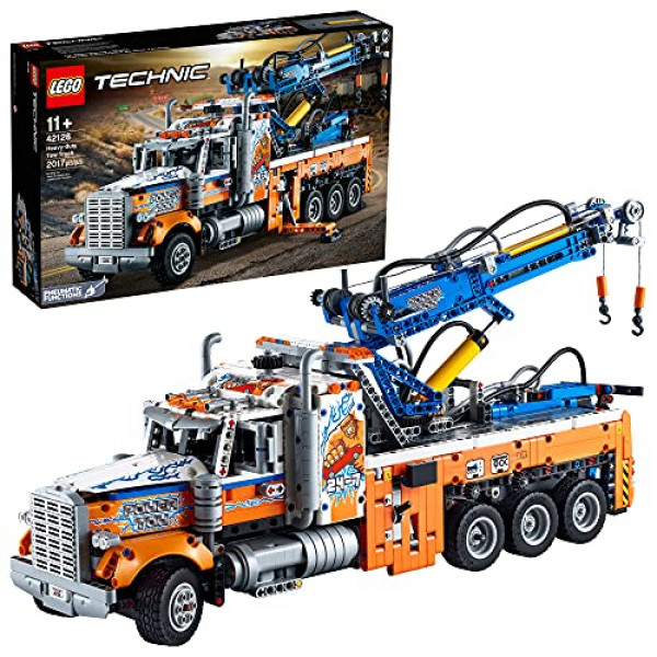LEGO Technic Grúa de Servicio Pesado 42128 con Grúa, Juego de Construcción de Modelos de Juguete, Serie de Ingeniería para Niños