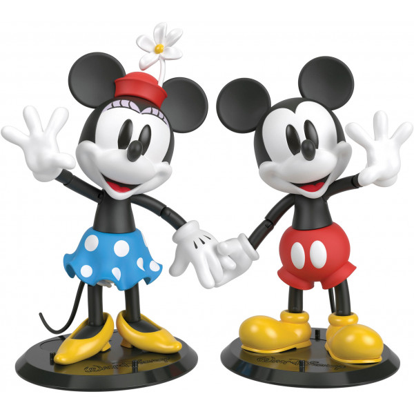 Disney - Figuras de acción coleccionables D100 Celebration Pack - Minnie Mouse y Mickey Mouse