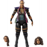 WWE MATTEL Nia Jax Elite Collection Figura de acción de lujo con detalles faciales realistas, anillo icónico y accesorios