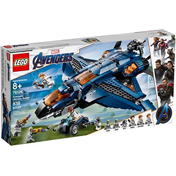 LEGO Marvel Vengadores: Avengers Ultimate Quinjet 76126 Kit de construcción (838 piezas)