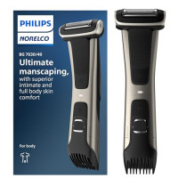 Philips Norelco Bodygroom Series 7000 Recortadora y afeitadora para el cuerpo y el rostro a prueba de ducha BG7030/49
