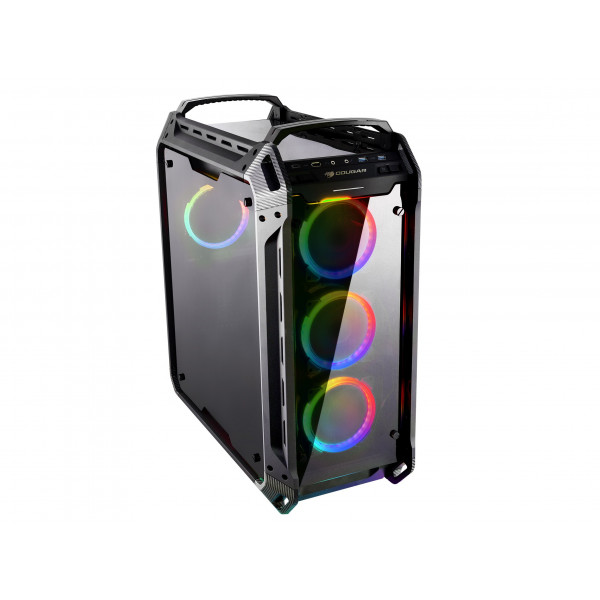 Cougar Panzer EVO RGB Caja para juegos LED RGB de torre completa ATX negra con control remoto