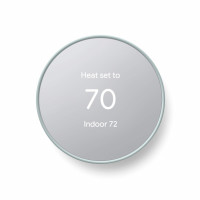 Google Nest Thermostat - Termostato inteligente para el hogar - Termostato Wifi programable - Niebla