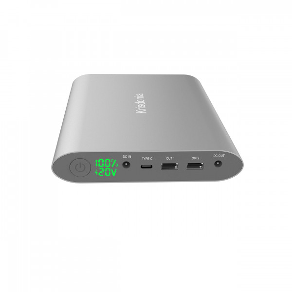 Krisdonia Cargador portátil para computadora portátil, 185 Wh/50000 mAh, batería externa para computadora portátil, tableta, proyector, teléfono inteligente y otros