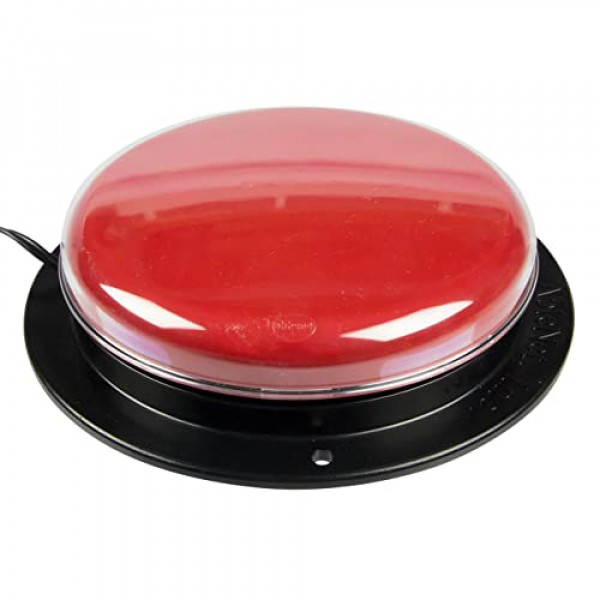 AbleNet Big Red Switch - Botón de interruptor grande de tecnología de asistencia duradera de 5 pulgadas para accesibilidad y necesidades especiales - Número de producto: 10033500