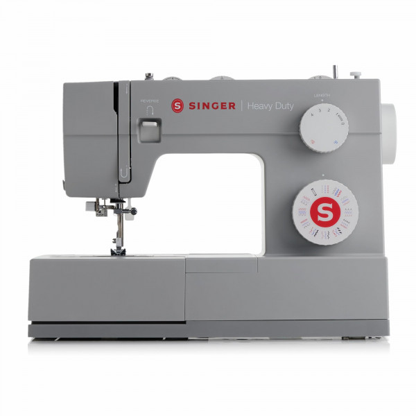 SINGER Máquina de coser resistente con kit de accesorios incluido, 110 aplicaciones de puntada 4432, perfecta para principiantes, gris