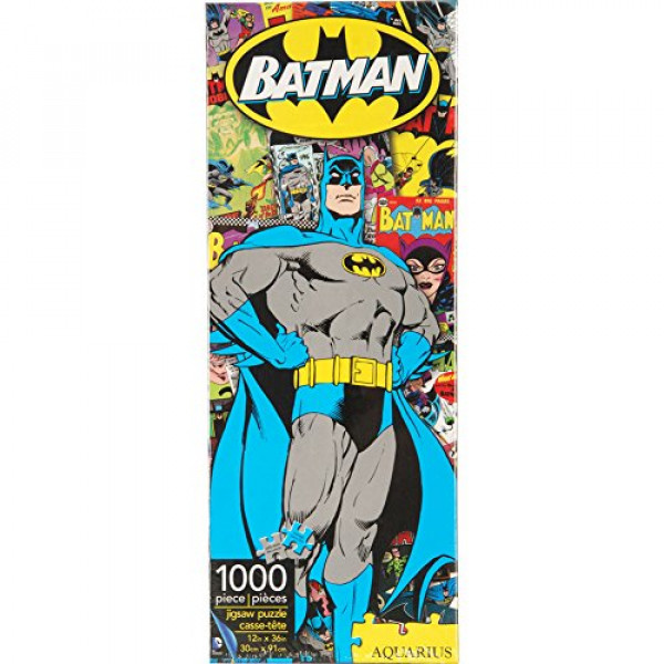 Rompecabezas Aquarius Batman Retro Slim de 1000 piezas