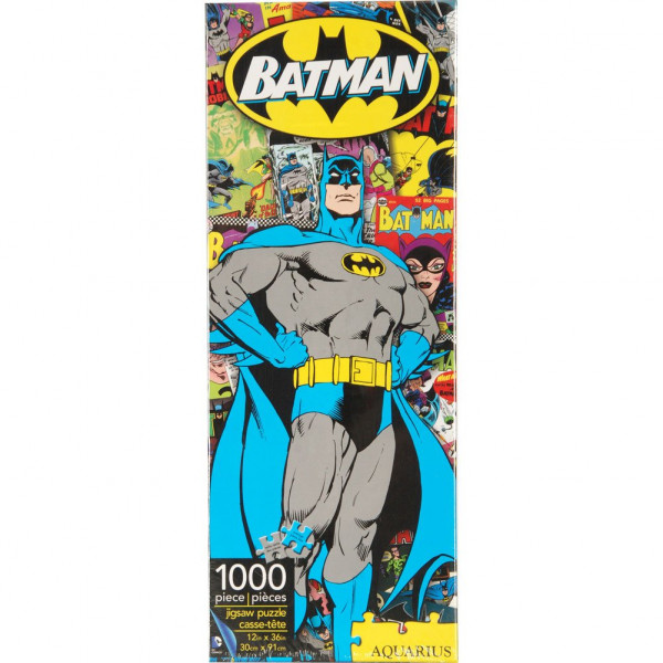 Rompecabezas Aquarius Batman Retro Slim de 1000 piezas