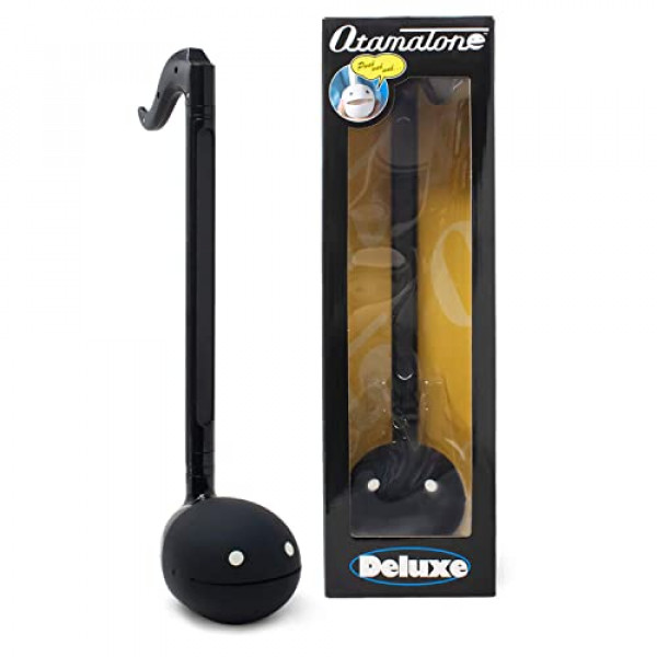 Otamatone Deluxe [Edición japonesa] Sintetizador portátil de instrumento musical electrónico de Japón por Cube/Maywa Denki, negro