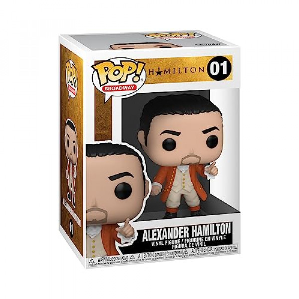 Funko POP Broadway: Hamilton - Figura coleccionable de vinilo de Alexander Hamilton, multicolor