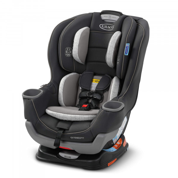 Asiento convertible para automóvil Graco Extend2Fit, orientado hacia atrás y hacia adelante, opción de asiento extendido orientado hacia atrás, Redmond, ideal para recién nacidos, bebés y niños pequeños