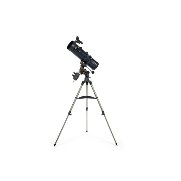 Celestron - Telescopio Newtoniano AstroMaster 130EQ-MD - Telescopio reflector para principiantes - Óptica de vidrio totalmente recubierta - Trípode de altura ajustable - Paquete de software de astronomía BONUS