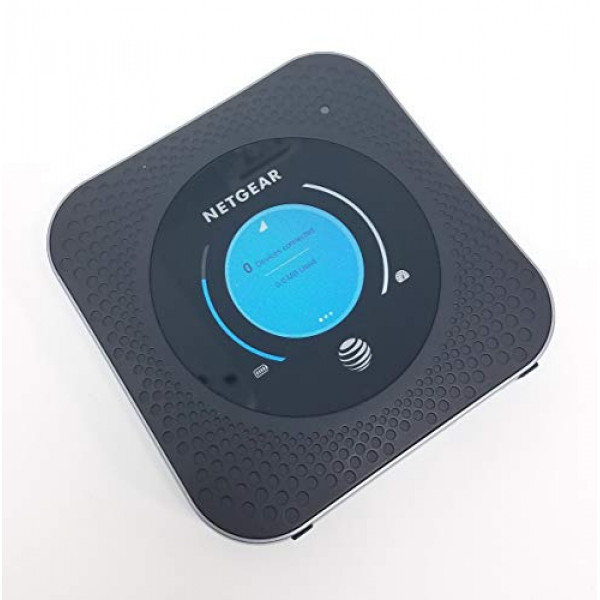 Enrutador WiFi con punto de acceso móvil Netgear Nighthawk 4G LTE (AT&T GSM desbloqueado) (gris acero)