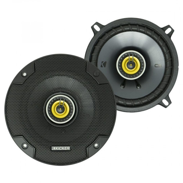 Par KICKER 46CSC54 5.25 450 Watt 4-Ohm Altavoces coaxiales de audio para automóvil de 2 vías CSC54