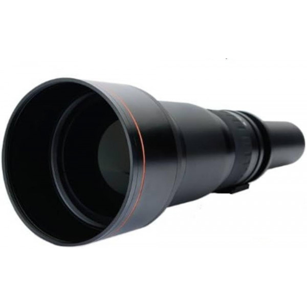 Lente de zoom telefoto VIVITAR Serie 1 650-1300 mm para Canon T4i T3i T3 T2i 60Da 7D XSi XTi. Montura T incluida para Canon EOS SLR.