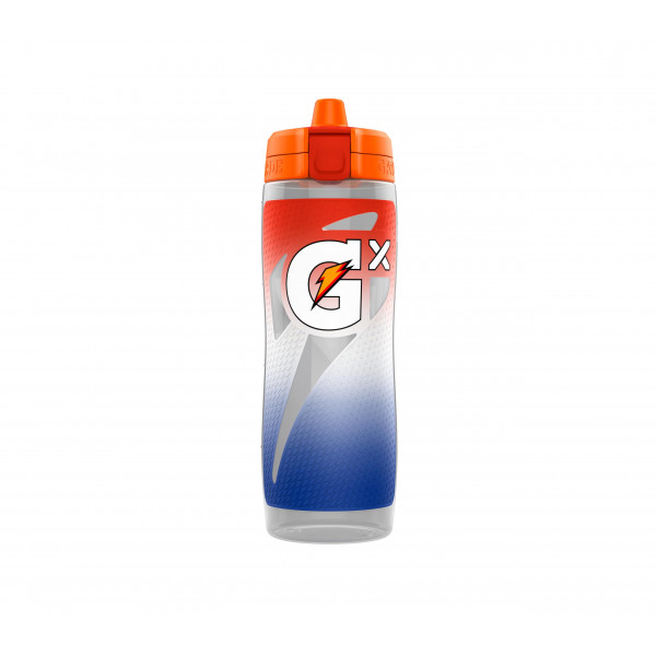 Botella deportiva Gatorade Gx, bandera descolorida, plástico, 30 oz