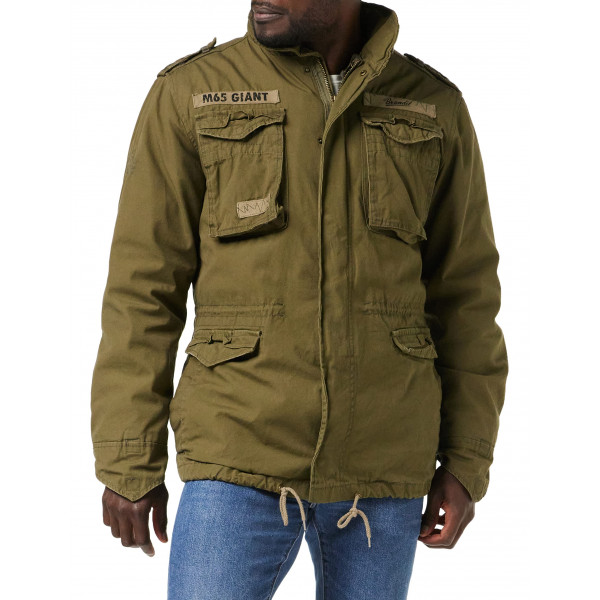 Brandit Hombre M-65 Giant Chaqueta Oliva Talla M