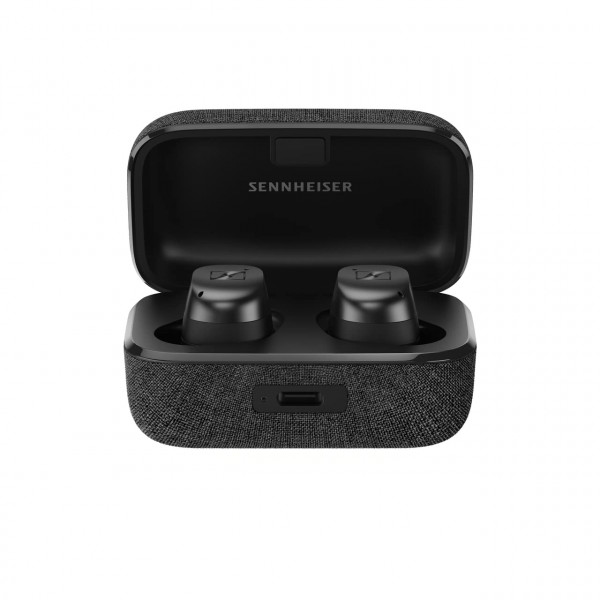 Sennheiser Consumer Audio MOMENTUM True Wireless 3 Auriculares intrauditivos Bluetooth para música y llamadas con ANC, conectividad multipunto, IPX4, carga Qi, duración de batería de 28 horas Diseño compacto, grafito