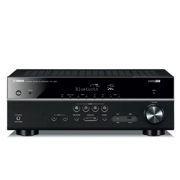 YAMAHA RX-V385 Receptor AV 4K Ultra HD de 5.1 canales con Bluetooth