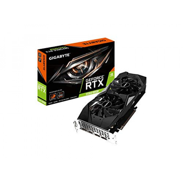 Tarjeta gráfica GIGABYTE Gv-N2060OC-6GD GeForce RTX 2060 OC GG, 2 ventiladores Windforce, 6 GB GDDR6 de 192 bits, tarjeta de vídeo REV2.0