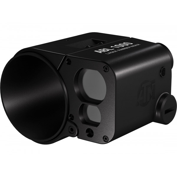 ATN Telémetro láser balístico inteligente auxiliar con Bluetooth, el dispositivo funciona con miras Mil y MOA usando la aplicación ATN Ballistic Calculator, negro, 1 unidad