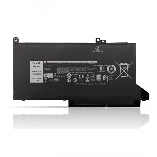 Hubei PGFX4 ONFOH 451-BBZL C27RW DJ1JO DJ1J0 Reemplazo de batería para computadora portátil Dell Latitude 12 7280 K8X0T KHY0C 7290 E7280 E7290 13 7380 7390 E7380 E7390 14 7480 E7490 Series (11.4V 42Wh)