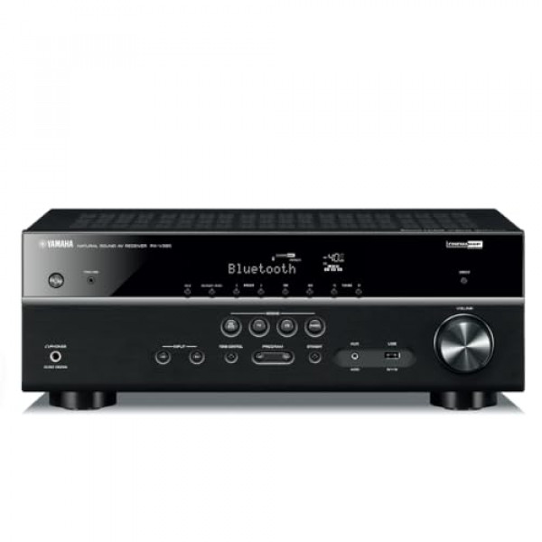 YAMAHA RX-V385 Receptor AV 4K Ultra HD de 5.1 canales con Bluetooth