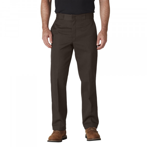 Dickies Pantalón de trabajo Original 874 para hombre, marrón oscuro, 32 W x 32 L