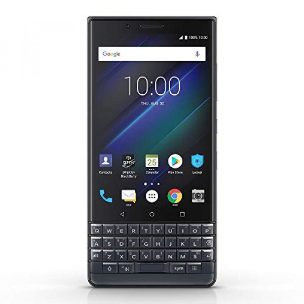 Smartphone Android desbloqueado BlackBerry KEY2 LE GSM, 64 GB, cámara dual trasera de 13 MP, Android 8.1 Oreo (garantía de EE. UU.) – Pizarra