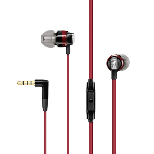 Auriculares internos Sennheiser CX 300S con control remoto inteligente de un botón - Rojo