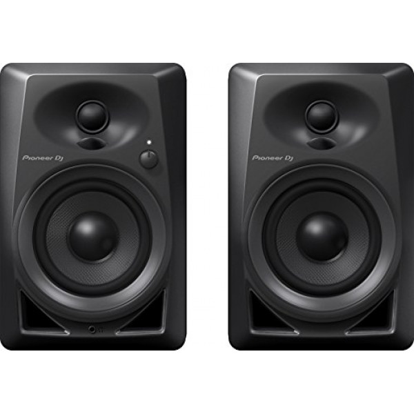 Pioneer DJ DM-40 - Monitor Activo Bidireccional 21W 4 - Negro (Par)