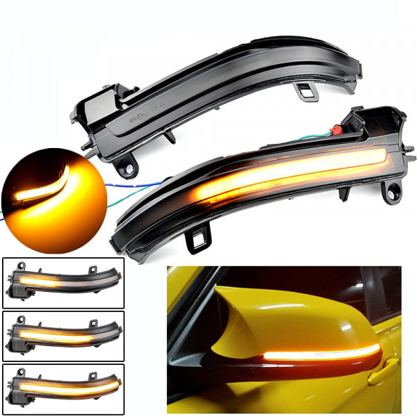 Indicador de luz de señal de giro secuencial de espejo lateral Led dinámico para BMW 1 2 3 4 Series F20 F30 F31 F21 F22 F23 F32 F33 F34 X1 E84 F36 F87 M2