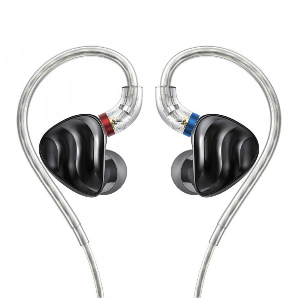 FIIO FH3 Auriculares HiFi 3 Controladores (1 Dinámico + 2 Knowles BA), Auriculares In-Ear Alta Resolución, Sonido Grave, Alta Fidelidad para Smartphone/PC/Tableta