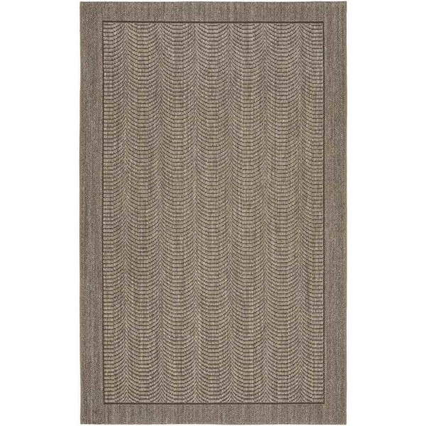 SAFAVIEH Palm Beach Collection Alfombra de área - 8' x 11', diseño plateado, sisal y yute, ideal para áreas de alto tráfico en sala de estar, dormitorio (PAB322D)