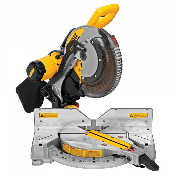 Sierra ingletadora DEWALT, doble bisel, compuesta, 12 pulgadas, 15 amperios (DWS716)