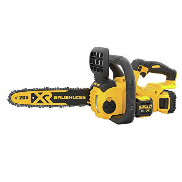 DEWALT Kit de motosierra XR de 20 V MAX*, batería de 5 Ah, 12 pulgadas (DCCS620P1)