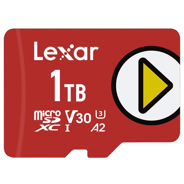 Tarjeta de memoria Lexar PLAY microSDXC de 1 TB, UHS-I, C10, U3, V30, A2, vídeo Full-HD y 4K, hasta 160/100 MB/s, almacenamiento ampliado para Nintendo-Switch, dispositivos de juegos, teléfonos inteligentes, tabletas (LMSPLAY001T -BNNNU)