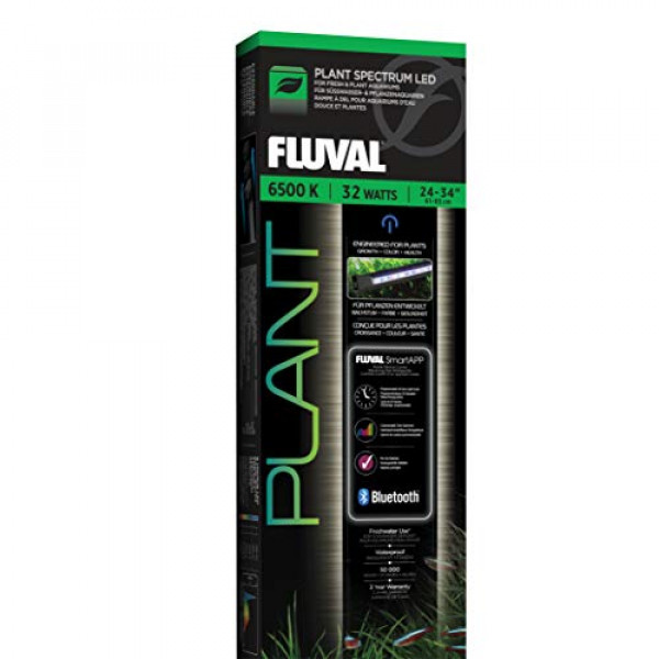 Fluval Plant 3.0 Iluminación LED para acuarios plantados, 32 vatios, 24-34 pulgadas