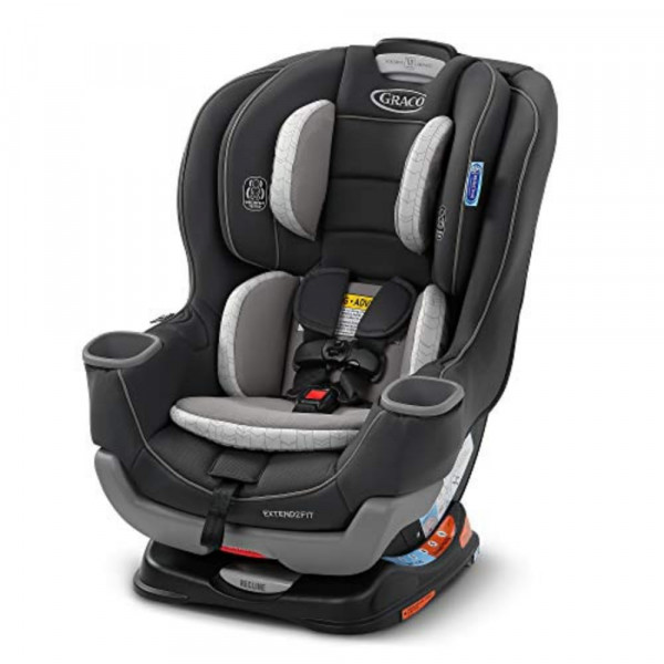 Asiento convertible para automóvil Graco Extend2Fit, orientado hacia atrás y hacia adelante, opción de asiento extendido orientado hacia atrás, Redmond, ideal para recién nacidos, bebés y niños pequeños